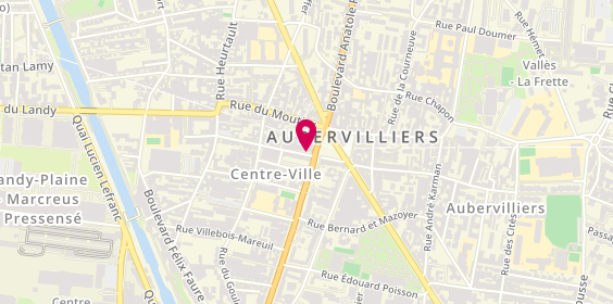 Plan de Caisse d'Epargne Aubervilliers, 6 Rue Ferragus, 93300 Aubervilliers