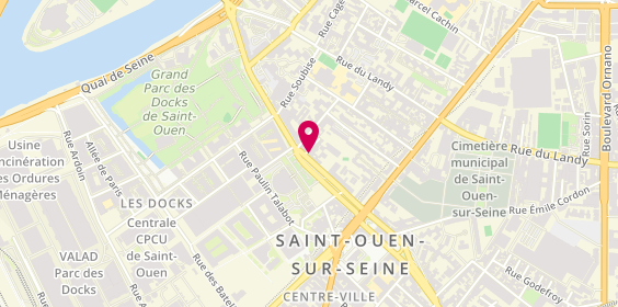 Plan de Banque BCP Saint-Ouen, 65 Rue Albert Dhalenne, 93400 Saint-Ouen-sur-Seine