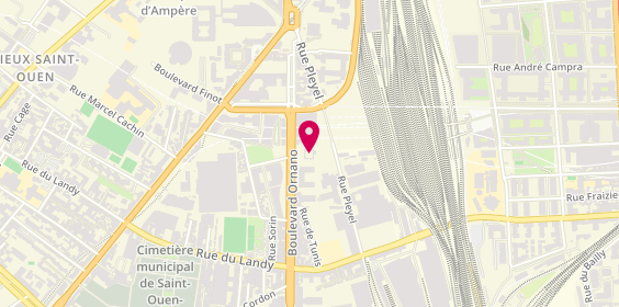 Plan de Sg-Saint-Denis, 39 Boulevard Ornano, 93200 Saint-Denis
