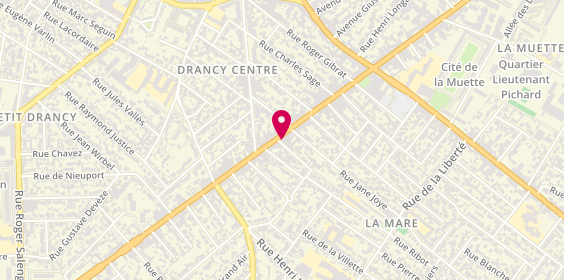 Plan de Banque BCP Drancy, 76 avenue Henri Barbusse, 93700 Drancy