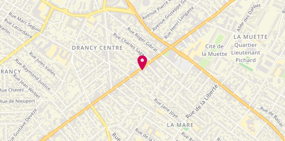 Plan de Banque Populaire Rives de Paris, 98 avenue Henri Barbusse, 93700 Drancy