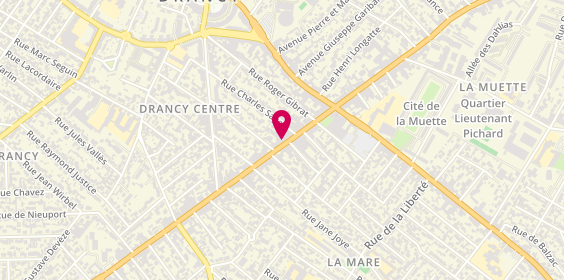Plan de LCL Banque et assurance, 107 avenue Henri Barbusse, 93700 Drancy