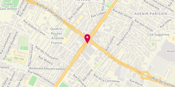 Plan de Banque Populaire Rives de Paris, 48 avenue Paul Vaillant Couturier, 93120 La Courneuve