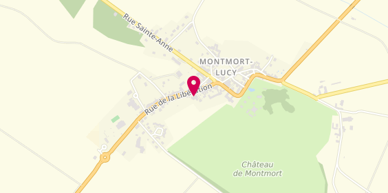 Plan de Crédit Agricole - Agence Montmort, 25 Rue de la Libération, 51270 Montmort-Lucy