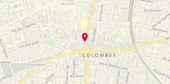 Plan de Colombes, 93 Rue Saint-Denis, 92700 Colombes