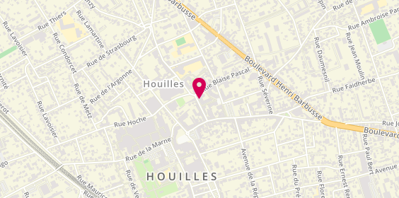 Plan de BNP Paribas - Houilles, 24-26 Rue de l'Église, 78800 Houilles