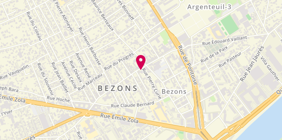 Plan de Caisse d'Epargne Bezons, 91 Rue Edouard Vaillant, 95870 Bezons