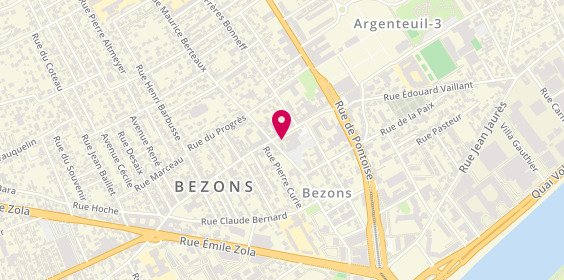 Plan de Cic Bezons, 81 Rue Edouard Vaillant, 95870 Bezons