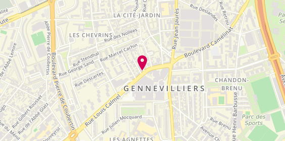Plan de Caisse d'Epargne Gennevilliers, 22 Rue Louis Calmel, 92230 Gennevilliers