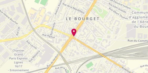 Plan de Cic le Bourget, 32 avenue de la Division Leclerc, 93350 Le Bourget