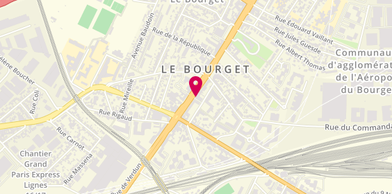 Plan de Banque Populaire Rives de Paris, 48 avenue De la Division Leclerc, 93350 Le Bourget