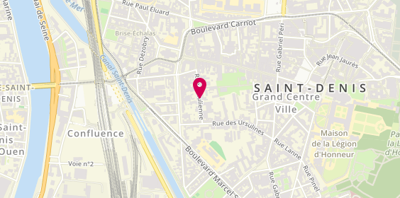 Plan de Banque Populaire Rives de Paris, 6 Catulienne, 93200 Saint-Denis