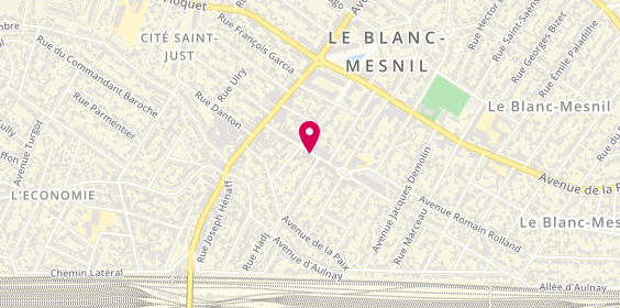 Plan de Sg, 20 Avenue P et M Curie, 93150 Le Blanc-Mesnil