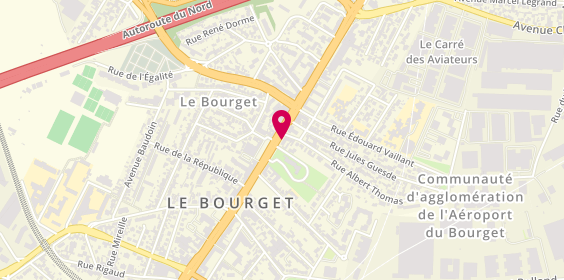 Plan de LCL Banque et assurance, 88 avenue de la Division Leclerc, 93350 Le Bourget