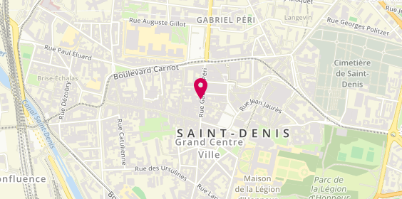 Plan de BNP Paribas - Saint Denis Basilique, 111 Rue Gabriel Péri, 93200 Saint-Denis