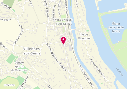 Plan de LCL Banque et assurance, 335 avenue Georges Clemenceau, 78670 Villennes-sur-Seine