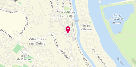 Plan de Caisse d'Epargne Villennes-sur-Seine, 354 avenue Georges Clemenceau, 78670 Villennes-sur-Seine