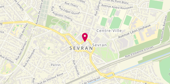 Plan de Cic Sevran, 8 Rue Gabriel Péri, 93270 Sevran