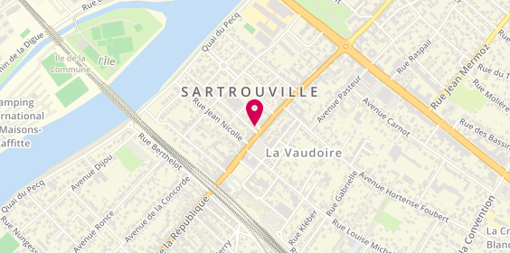 Plan de Cic Sartrouville, 54 Bis avenue Jean Jaurès, 78500 Sartrouville