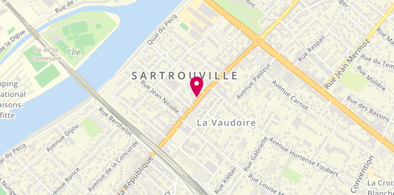 Plan de Caisse d'Epargne Sartrouville Gare, 52 avenue Jean Jaurès, 78500 Sartrouville