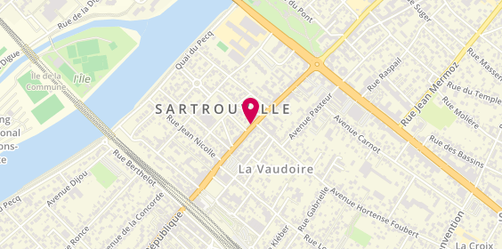Plan de Banque Populaire Val de France, 44 avenue Jean Jaurès, 78500 Sartrouville