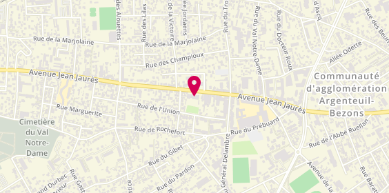 Plan de Ar Argenteuil, 203 avenue Jean Jaurès, 95100 Argenteuil