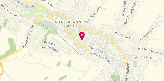 Plan de Caisse d'Epargne, 8 avenue Foch, 67110 Niederbronn-les-Bains