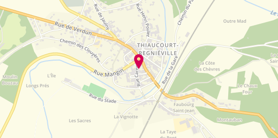 Plan de Credit Agricole Thiaucourt, 16 Bis Rue Carnot, 54470 Thiaucourt-Regniéville