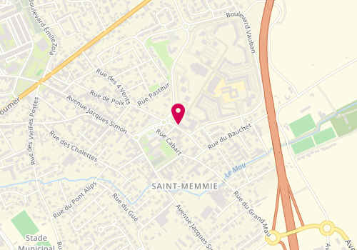Plan de Crédit Agricole - Agence Saint-Memmie, Centre Commercial
Rue de Poix, 51470 Saint-Memmie