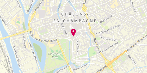Plan de Agence Chalons Republique, 1 Rue Thomas Martin, 51000 Châlons-en-Champagne