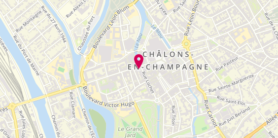 Plan de BNP Paribas - Chalons en Champagne, 31-33 Rue de la Marne, 51000 Châlons-en-Champagne