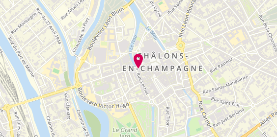 Plan de LCL Banque et assurance, 25 Rue de la Marne, 51000 Châlons-en-Champagne