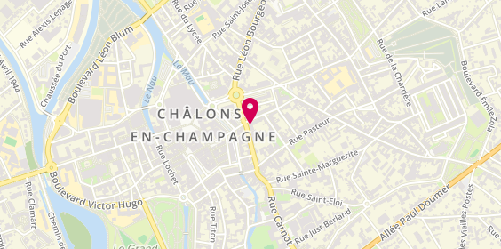 Plan de Banque Populaire Alsace Lorraine Champagne, 2 Rue Garinet, 51000 Châlons-en-Champagne