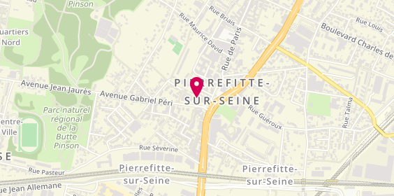 Plan de Sg, 4 place de la Libération, 93380 Pierrefitte-sur-Seine