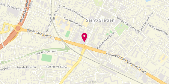 Plan de Cic Saint Gratien, 76 Rue Berthie Albrecht, 95210 Saint-Gratien