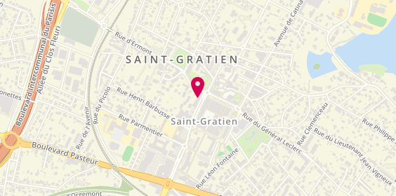Plan de Banque Populaire Rives de Paris, 2 Rue Berthie Albrecht, 95210 Saint-Gratien