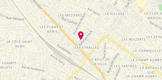 Plan de Caisse d'Epargne Cormeilles-en-Parisis, 23 avenue Foch, 95240 Cormeilles-en-Parisis