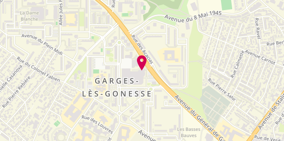 Plan de BNP Paribas Garges, 1-7 place de l'Hôtel de Ville, 95140 Garges-lès-Gonesse