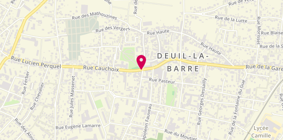 Plan de Bnp Paribas, 1 Rue Cauchoix, 95170 Deuil-la-Barre