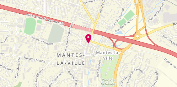 Plan de Caisse d'Epargne Mantes-la-Ville, 73 Route de Houdan, 78711 Mantes-la-Ville