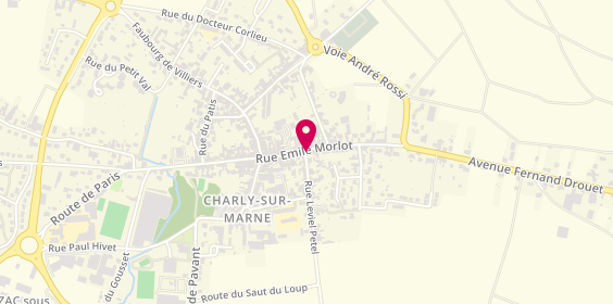 Plan de Caisse d'Epargne Charly sur Marne, 29 Rue Emile Morlot, 02310 Charly-sur-Marne