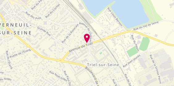 Plan de Caisse d'Epargne Vernouillet, 13 Bis avenue de Triel, 78540 Vernouillet