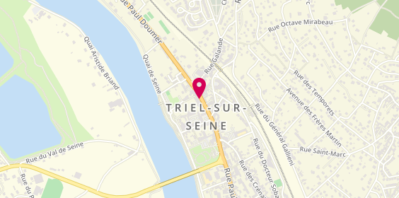 Plan de BNP Paribas - Triel Sur Seine, 159 Rue Paul Doumer, 78510 Triel-sur-Seine
