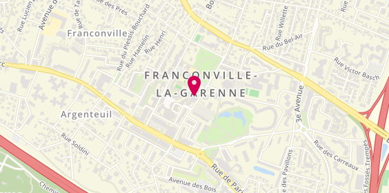 Plan de Caisse d'Epargne Franconville Mairie, 1 Allée Hector Berlioz, 95130 Franconville