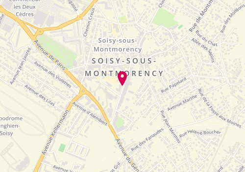 Plan de Caisse Credit Mutuel Soisy-Montmorency, 12 Avenue du General de Gaulle, 95230 Soisy-sous-Montmorency