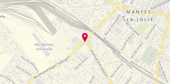 Plan de Bnp Paribas, 9 Boulevard Roger Salengro, 78200 Mantes-la-Jolie