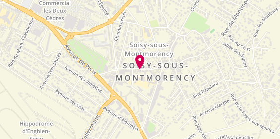 Plan de Caisse d'Epargne Soisy-sous-Montmorency, 9 Rue Carnot, 95230 Soisy-sous-Montmorency