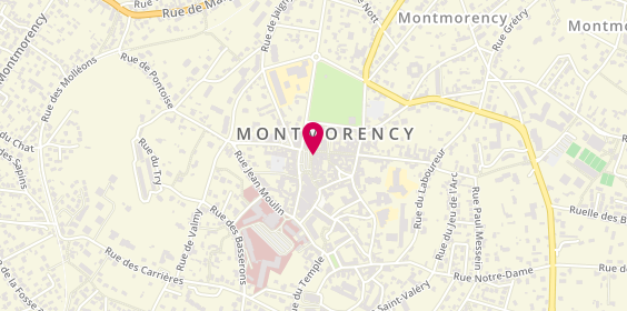 Plan de Bnp Paribas, 17 place Roger Levanneur, 95160 Montmorency