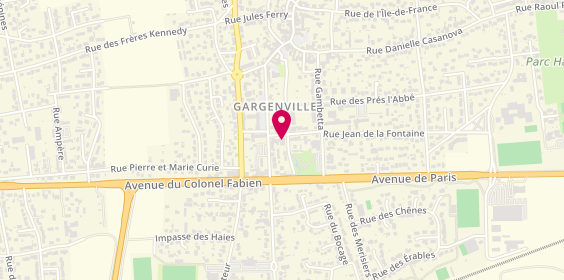 Plan de BNP Paribas - Gargenville, 7 Rue Victor Beaufils, 78440 Gargenville