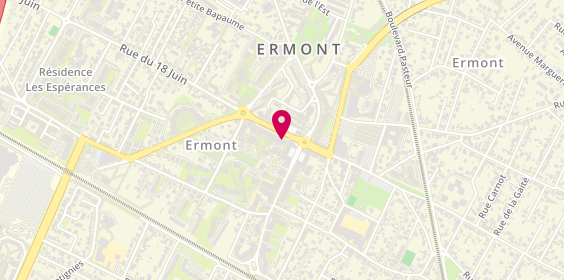 Plan de Caisse d'Epargne Ermont Centre, 5 Rue du 18 Juin, 95120 Ermont